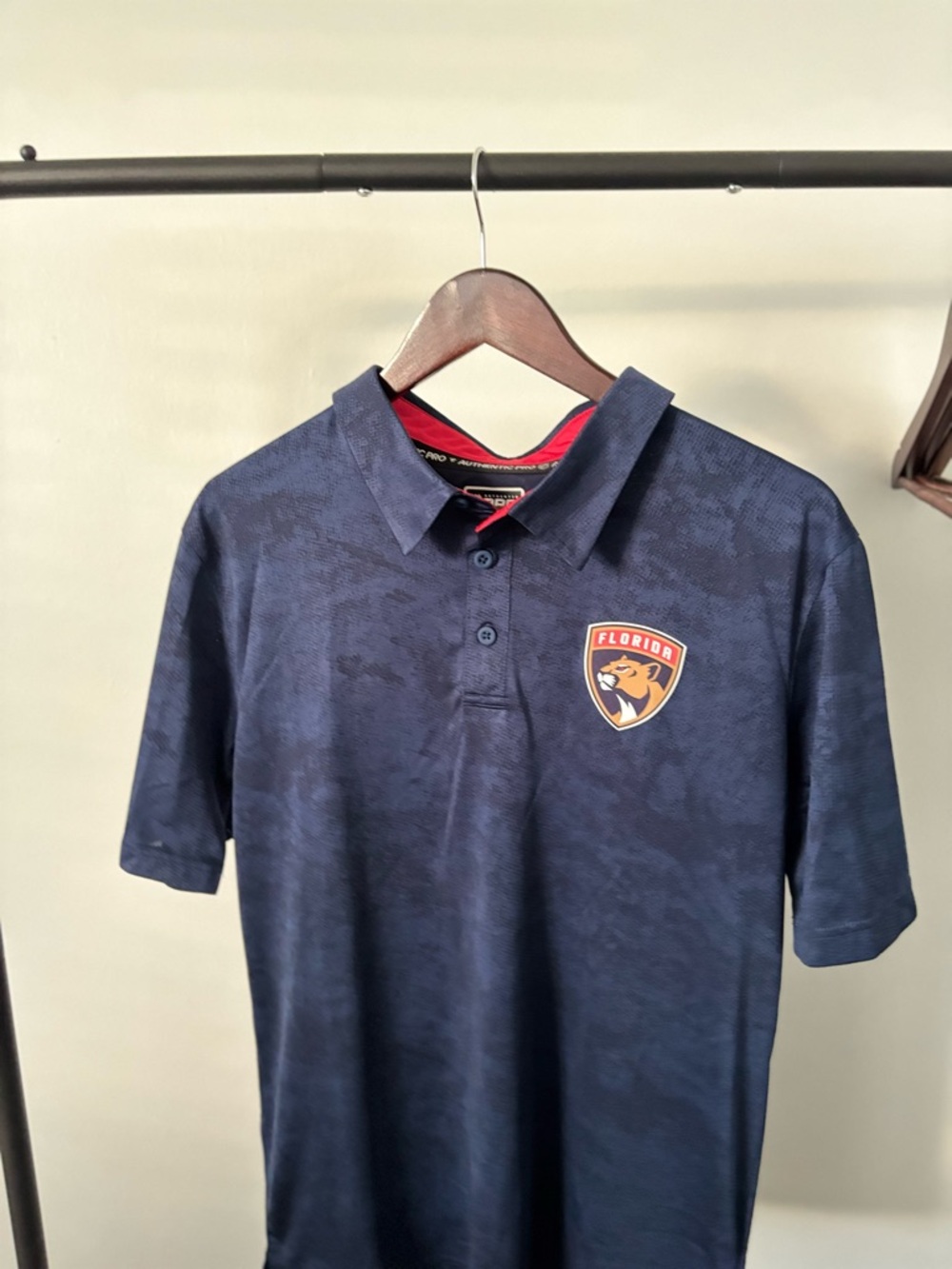 Florida Panthers Navy Polo Shirt